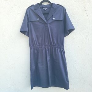 Brooks Brothers navy blue utility dress size 14P